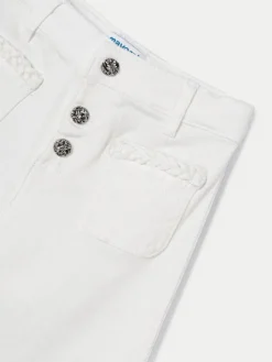 Mayoral Jeansy 3528 Écru Wide Fit