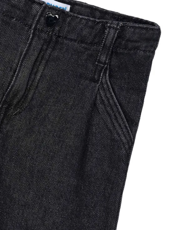 Mayoral Jeansy 4578 Czarny Wide Leg