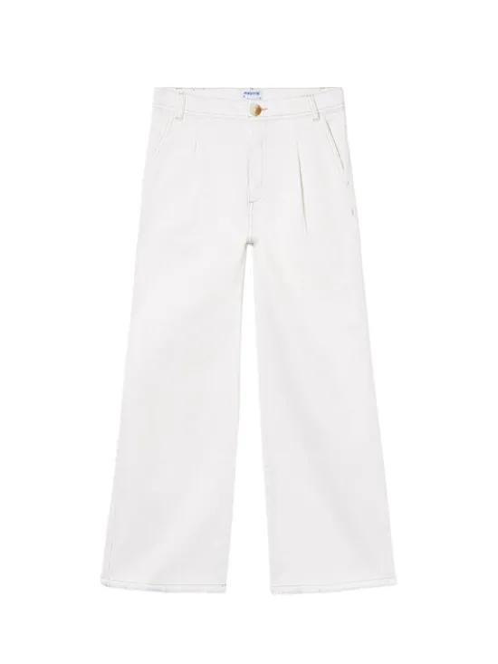 Mayoral Jeansy 6549 Kremowy Regular Fit