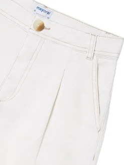 Mayoral Jeansy 6549 Kremowy Regular Fit