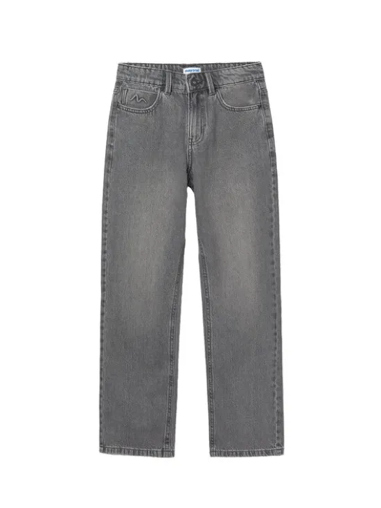 Mayoral Jeansy 7574 Szary Relaxed Fit