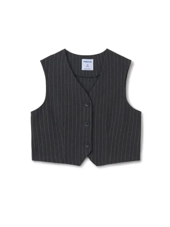 Mayoral Kamizelka 7320 Szary Regular Fit