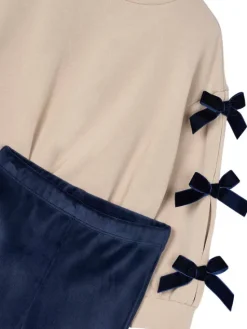 Mayoral Komplet bluza i legginsy 4725 Beżowy Regular Fit