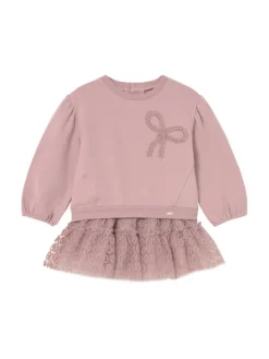 Mayoral Komplet bluza i spódniczka 2923 Różowy Regular Fit