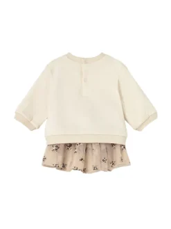Mayoral Komplet bluza i spódniczka 2834 Beżowy Regular Fit