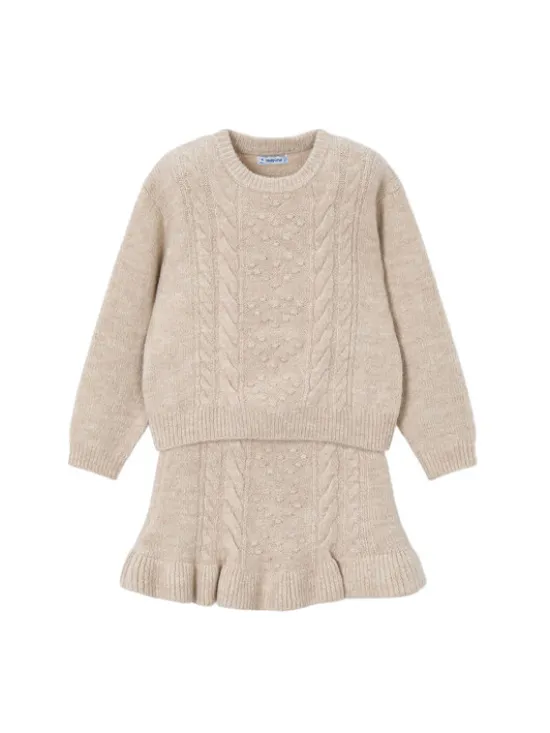 Mayoral Komplet dziecięcy 4934 Beżowy Regular Fit