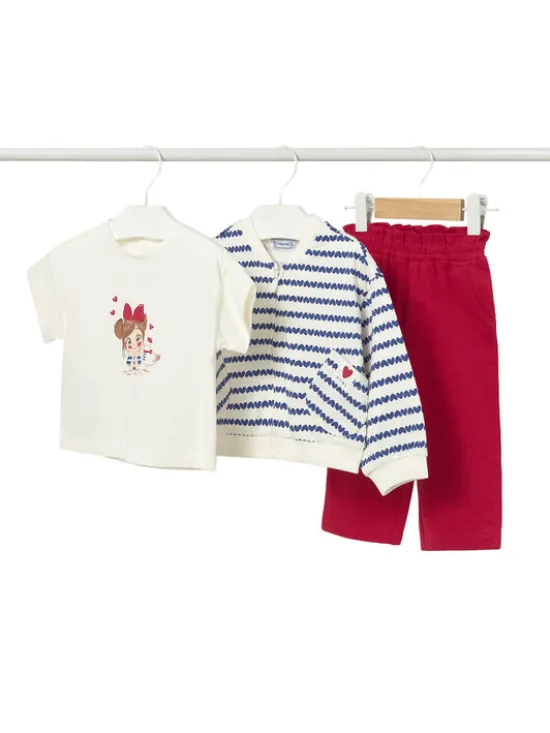 Mayoral Komplet dziecięcy 1830 Czerwony Regular Fit