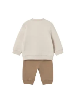 Mayoral Komplet 2 par spodni dresowych i 2 bluz 1628 Beżowy Regular Fit