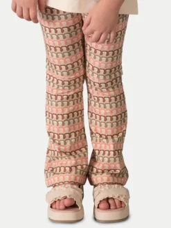 Mayoral Komplet top i legginsy 3728 Beżowy Regular Fit