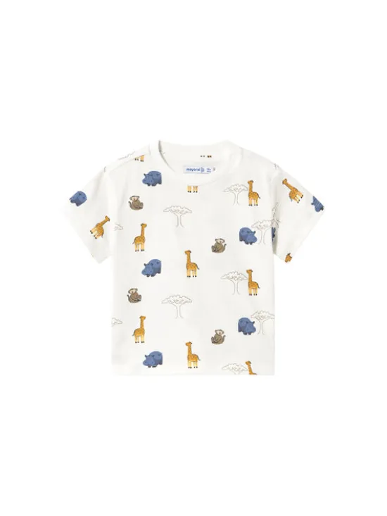 Mayoral Komplet 2 t-shirtów i spodenek 1669 Kolorowy Regular Fit
