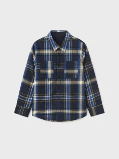 Mayoral Koszula 7.184 Granatowy Regular Fit