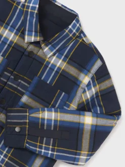 Mayoral Koszula 7.184 Granatowy Regular Fit