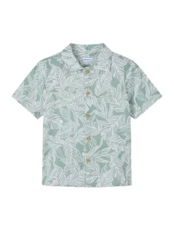 Mayoral Koszula 3115 Zielony Regular Fit