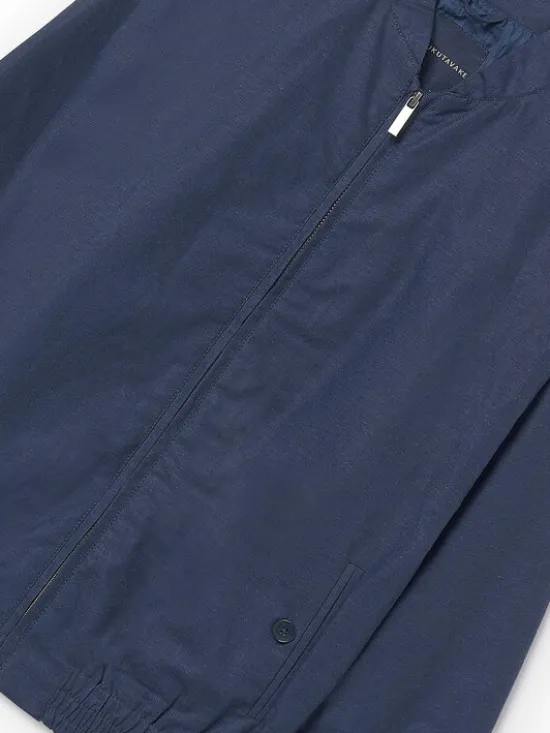 Mayoral Kurtka bomber 6414 Granatowy Regular Fit