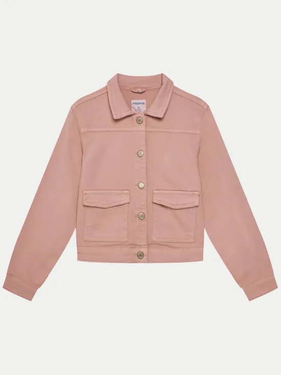 Mayoral Kurtka jeansowa 3407 Różowy Regular Fit