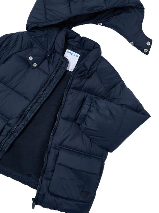 Mayoral Kurtka zimowa 412 Granatowy Regular Fit