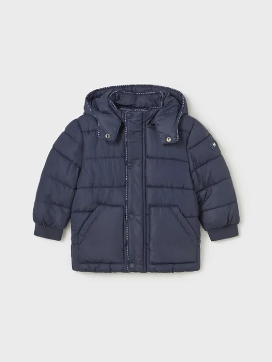 Mayoral Kurtka zimowa 2.438 Granatowy Regular Fit