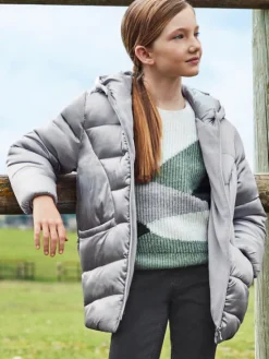 Mayoral Kurtka zimowa 7.410 Szary Regular Fit