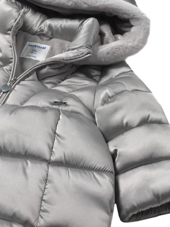 Mayoral Kurtka zimowa 2436 Szary Regular Fit