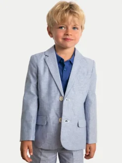 Mayoral Marynarka 3437 Niebieski Regular Fit