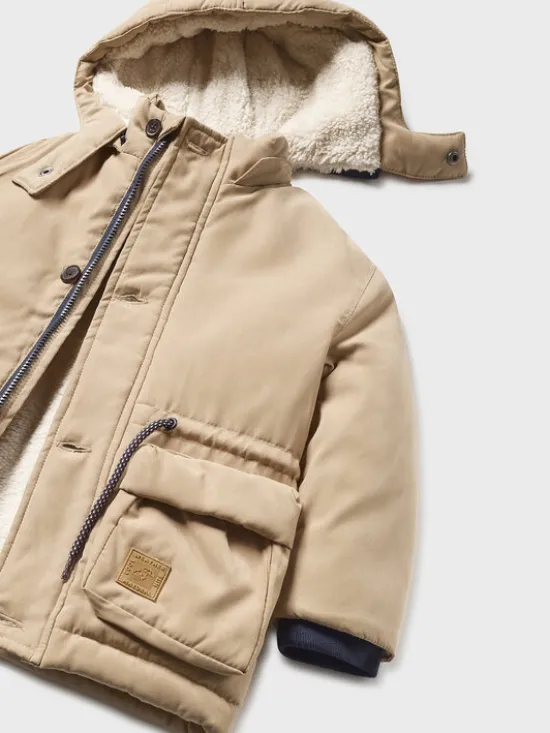 Mayoral Parka 2.439 Beżowy Regular Fit