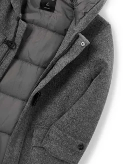 Mayoral Płaszcz zimowy 4423 Szary Regular Fit