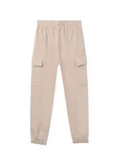 Mayoral Spodnie dresowe 7578 Beżowy Regular Fit
