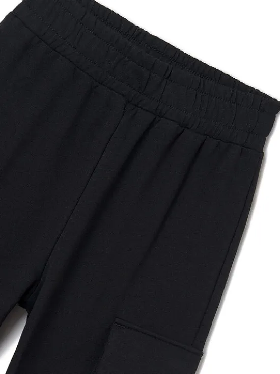 Mayoral Spodnie dresowe 7578 Czarny Regular Fit