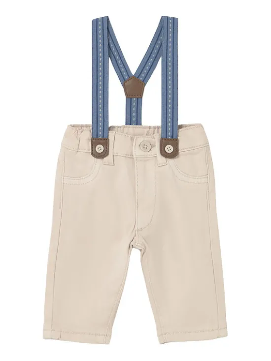 Mayoral Spodnie materiałowe 2576 Écru Regular Fit