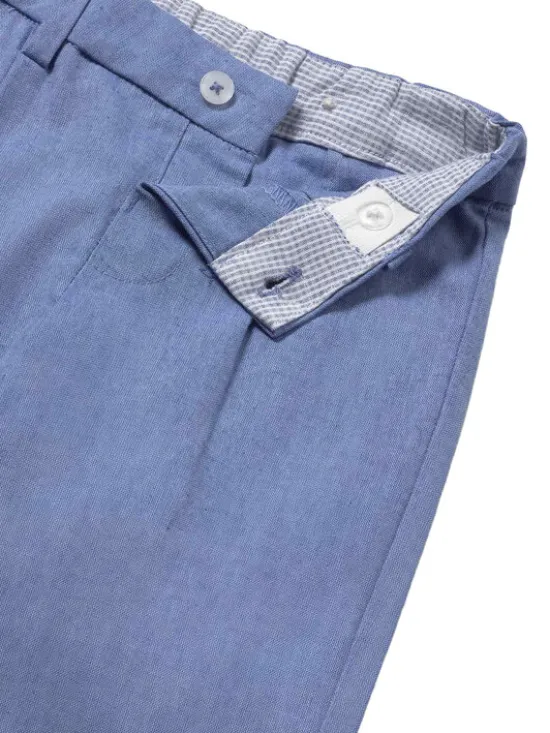Mayoral Spodnie materiałowe 1517 Niebieski Regular Fit