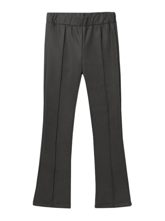 Mayoral Spodnie z imitacji skóry 7757 Czarny Regular Fit