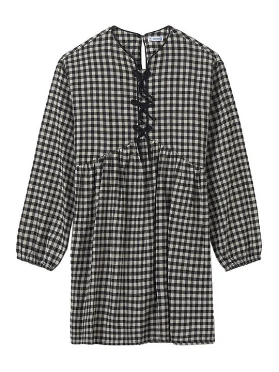 Mayoral Sukienka codzienna 7916 Czarny Regular Fit