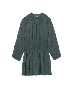 Mayoral Sukienka codzienna 7909 Zielony Regular Fit