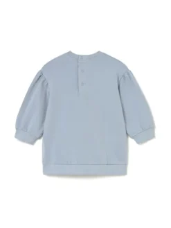 Mayoral Sukienka dzianinowa 2921 Niebieski Regular Fit