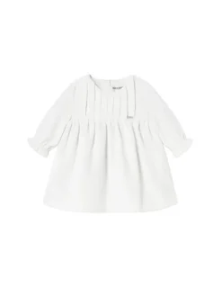 Mayoral Sukienka elegancka 2819 Écru Regular Fit