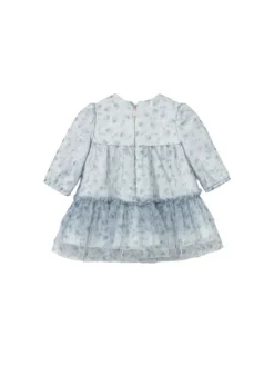 Mayoral Sukienka elegancka 2817 Niebieski Regular Fit