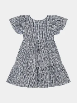 Mayoral Sukienka letnia 3940 Granatowy Regular Fit