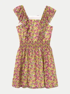 Mayoral Sukienka letnia 6947 Kolorowy Regular Fit