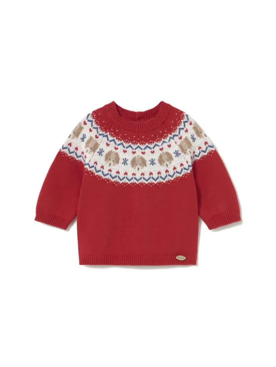 Mayoral Sweter 2336 Czerwony Regular Fit