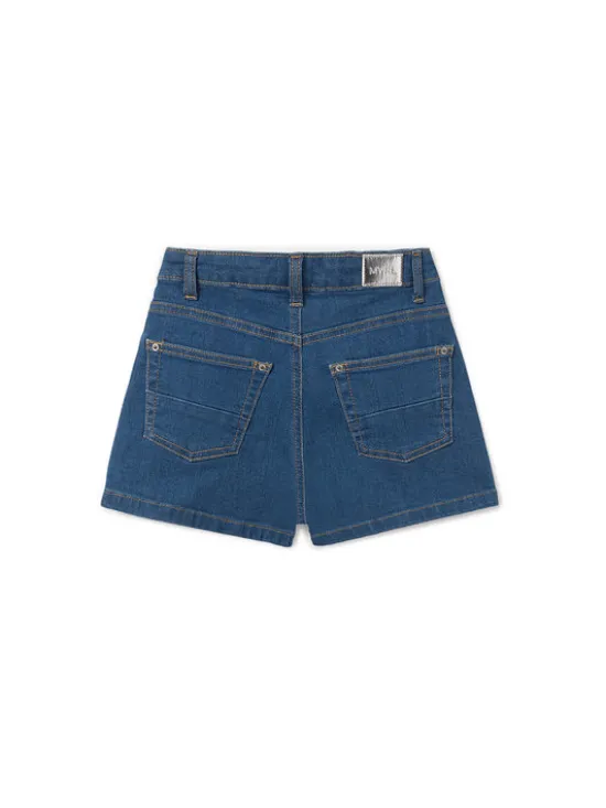 Mayoral Szorty jeansowe 235 Granatowy Regular Fit