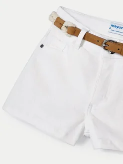 Mayoral Szorty materiałowe 234 Biały Regular Fit