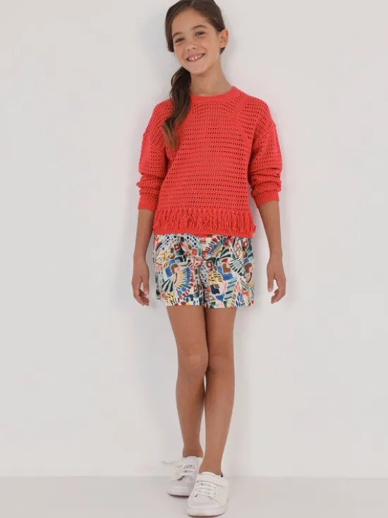 Mayoral Szorty materiałowe 6907 Kolorowy