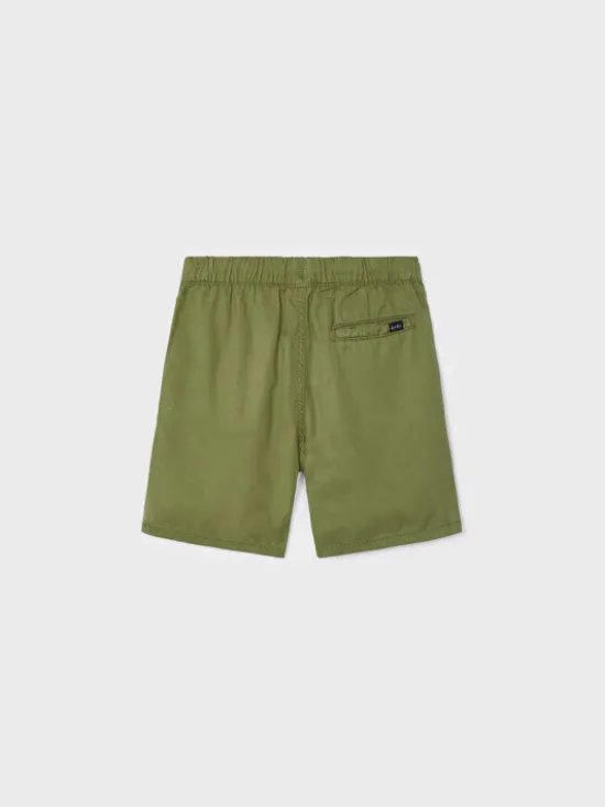 Mayoral Szorty materiałowe 3237 Zielony Regular Fit