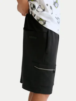 Mayoral Szorty sportowe 6219 Czarny Regular Fit