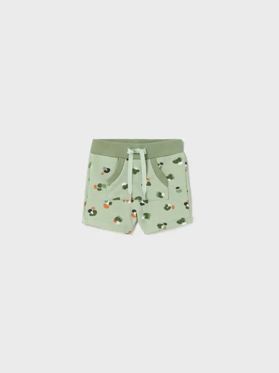 Mayoral Szorty sportowe 1260 Zielony Regular Fit