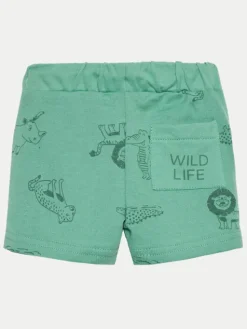 Mayoral Szorty sportowe 1243 Zielony Regular Fit