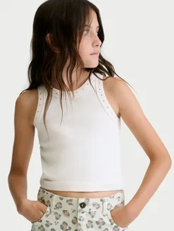 Mayoral Top 6013 Biały Regular Fit