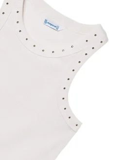 Mayoral Top 6013 Biały Regular Fit