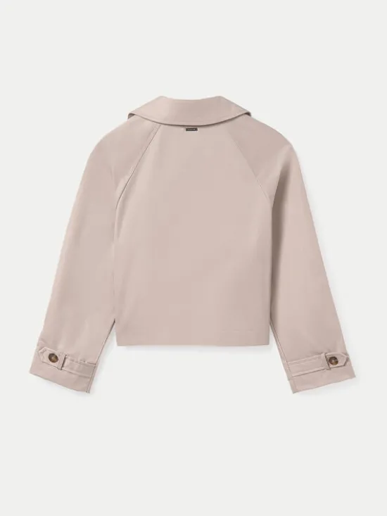Mayoral Trencz 6410 Beżowy Regular Fit