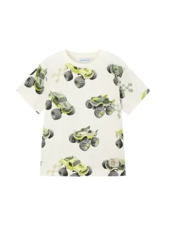 Mayoral T-Shirt 3068 Biały Regular Fit